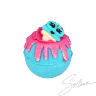 BOULE DE BAIN FRAMBOISE BLEUE GLACÉE 5.5on160g